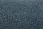 Dark Blue Burlap Fabric Recliner Motion Sofa 1pc Couch Manual Motion Sofa Living Room Furniture