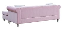 Glory Furniture Raisa G864B-SCH Sofa Chaise , Burgandy