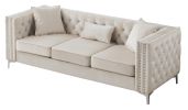 Glory Furniture Paige G827A-S Sofa , IVORY