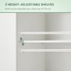 Storage cabinet Wave pattern 2 door With drawers buffets & sideboards for living room, dining room, bedroom , hall, white, 47.2''w x 15.8''d x 33.5''h