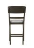 2pc Transitional Upholstered Counter Height Dining Chair Bar Stools Brown Finish Wooden Furniture