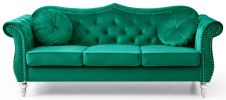 Glory Furniture Hollywood G0662A-S Sofa , GREEN