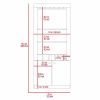 Plympton 3-Shelf Rectangle 5-Bottle Bar Cabinet Carbon Espresso