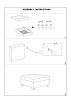 Contemporary Genuine Leather Black Tufted 7pc Modular Sectional Set 2x Corner Wedge 3x Armless Chair 2x Ottoman Living Room Furniture Sofa Couch