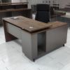 Office Furniture Single L Shape Working Wooden Modern Office Table Office Desk