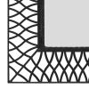 Wall Mirror Arched 23.6"x43.3" Black