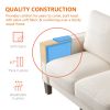 Modern Living Room Furniture Sofa in Beige Fabric