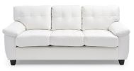 Glory Furniture Gallant G907A-S Sofa , WHITE