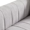 81.89"Teddy Large Modern Sofa with Gold Metal Legs,3 Seater Upholstered Sofa Love Seats Furniture for Bedroom, Apartment
