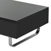 [VIDEO provided] ON-TREND Multi-functional Coffee Table with Lifted Tabletop, Contemporary Cocktail Table with Metal Frame Legs, High-gloss Surface Di