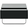 [VIDEO provided] ON-TREND Multi-functional Coffee Table with Lifted Tabletop, Contemporary Cocktail Table with Metal Frame Legs, High-gloss Surface Di