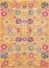 4' X 6' Sunset Floral Power Loom Area Rug