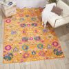 4' X 6' Sunset Floral Power Loom Area Rug