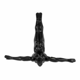 Diver Wall Decor Sculpture (Color: 11" Matte Black)