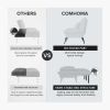 Convertible Futon Sofa Bed Upholstered Futon Couch Fabric Sleeper Sofa